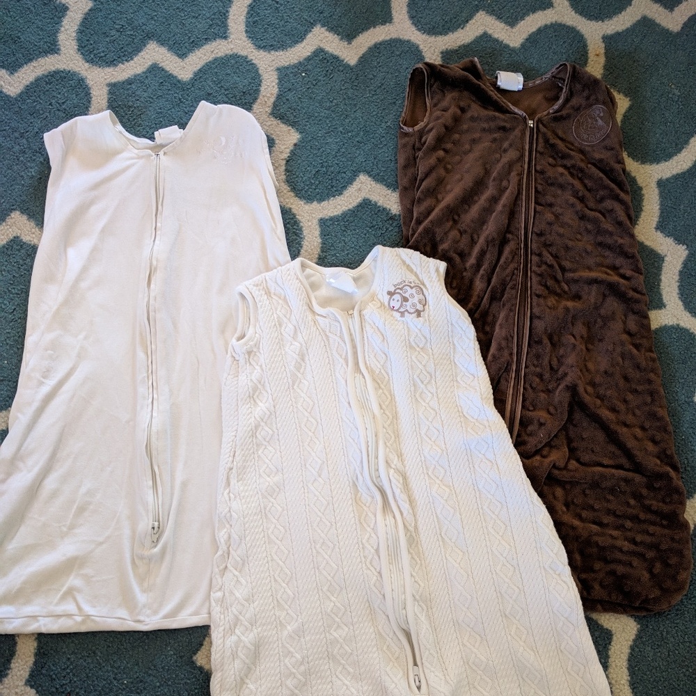 3 Halo sleep sacks, size medium 6-12 months